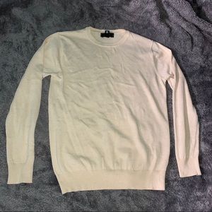 Cream crewneck sweater